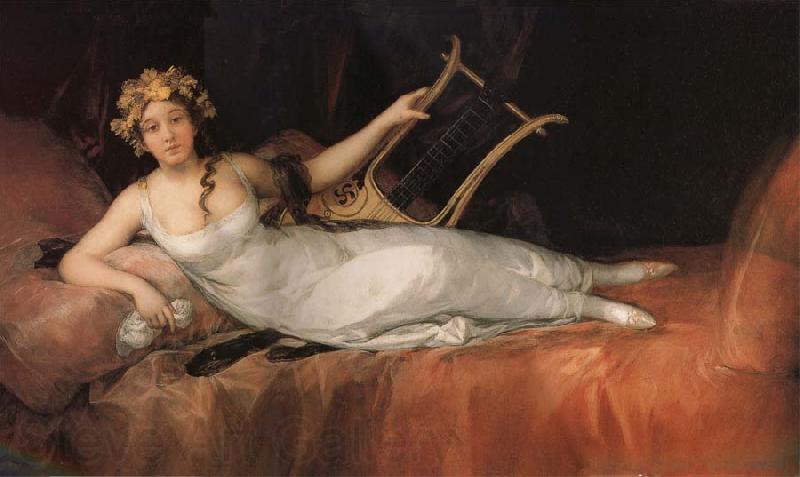 Francisco Goya Marquise of Santa Cruz Norge oil painting art